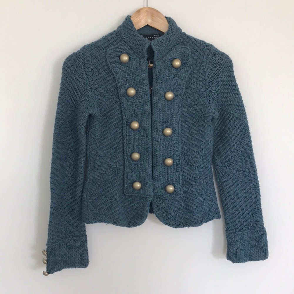 Zara Militar Style Sweater/Jacket